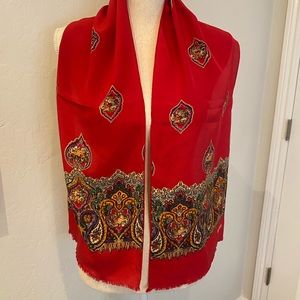 Bill Blass vintage silk scarf